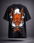 Nine-Tails Naruto Anime Graphic Oversized T-Shirt