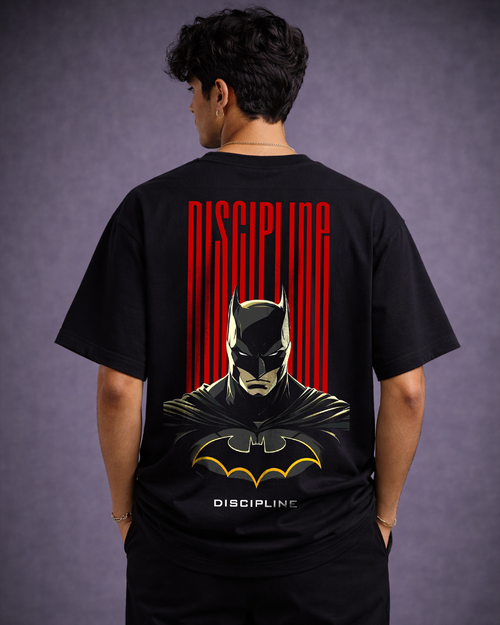 Discipline Batman Graphic Oversized T-Shirt