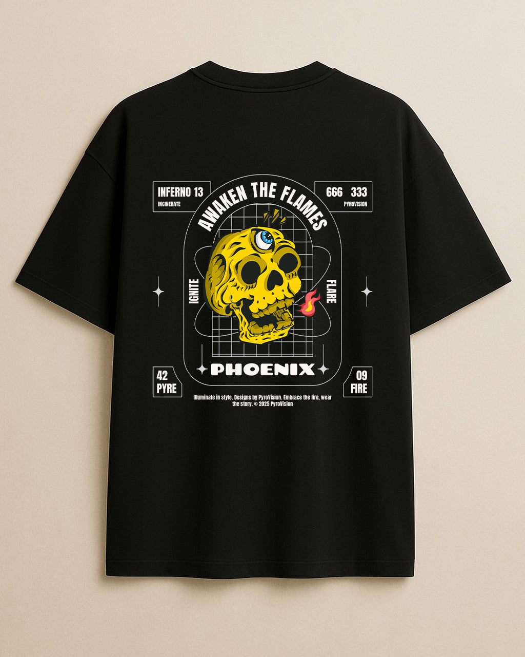 AWAKEN THE FLAMES – PHOENIX EDITION OVERSIZED TEE