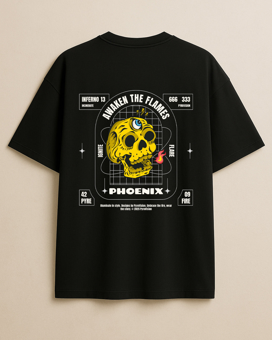 AWAKEN THE FLAMES – PHOENIX EDITION OVERSIZED TEE