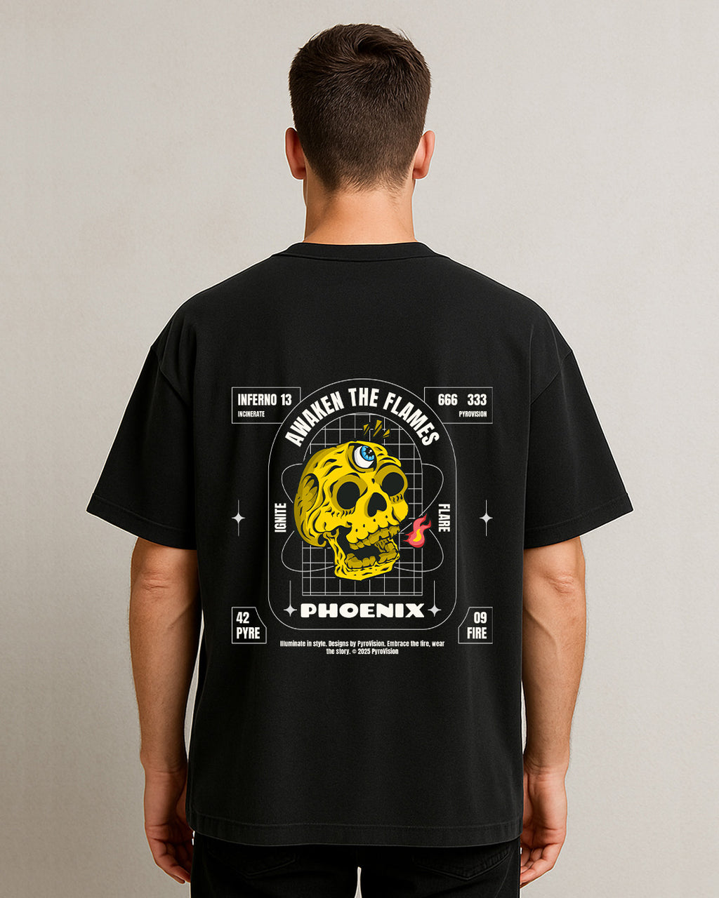 AWAKEN THE FLAMES – PHOENIX EDITION OVERSIZED TEE