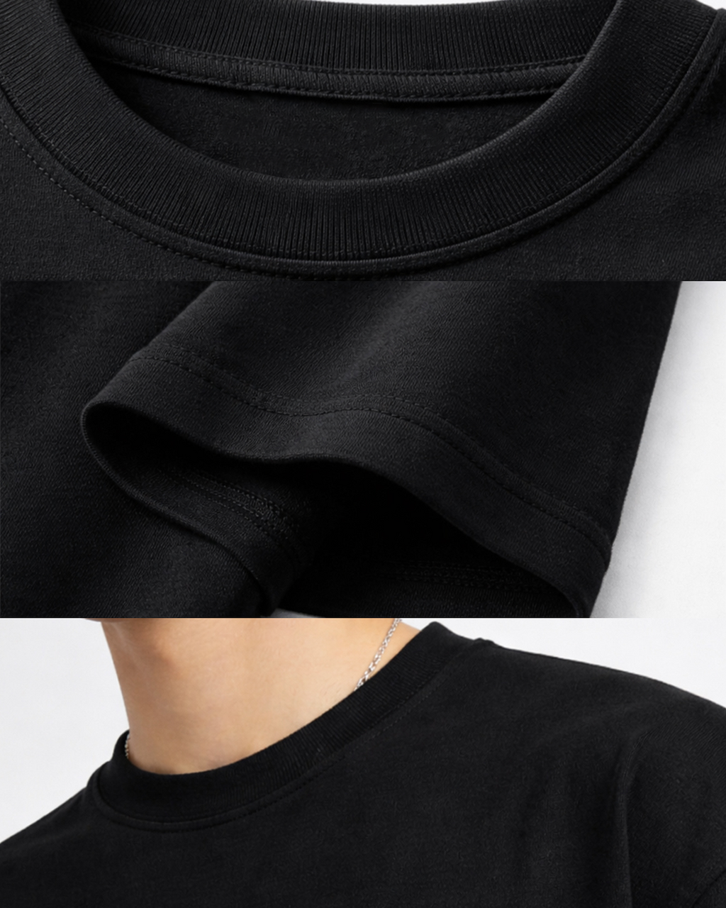 DVANS Spider Web Oversized T-Shirt – 240 GSM Heavyweight Cotton | Streetwear Fit