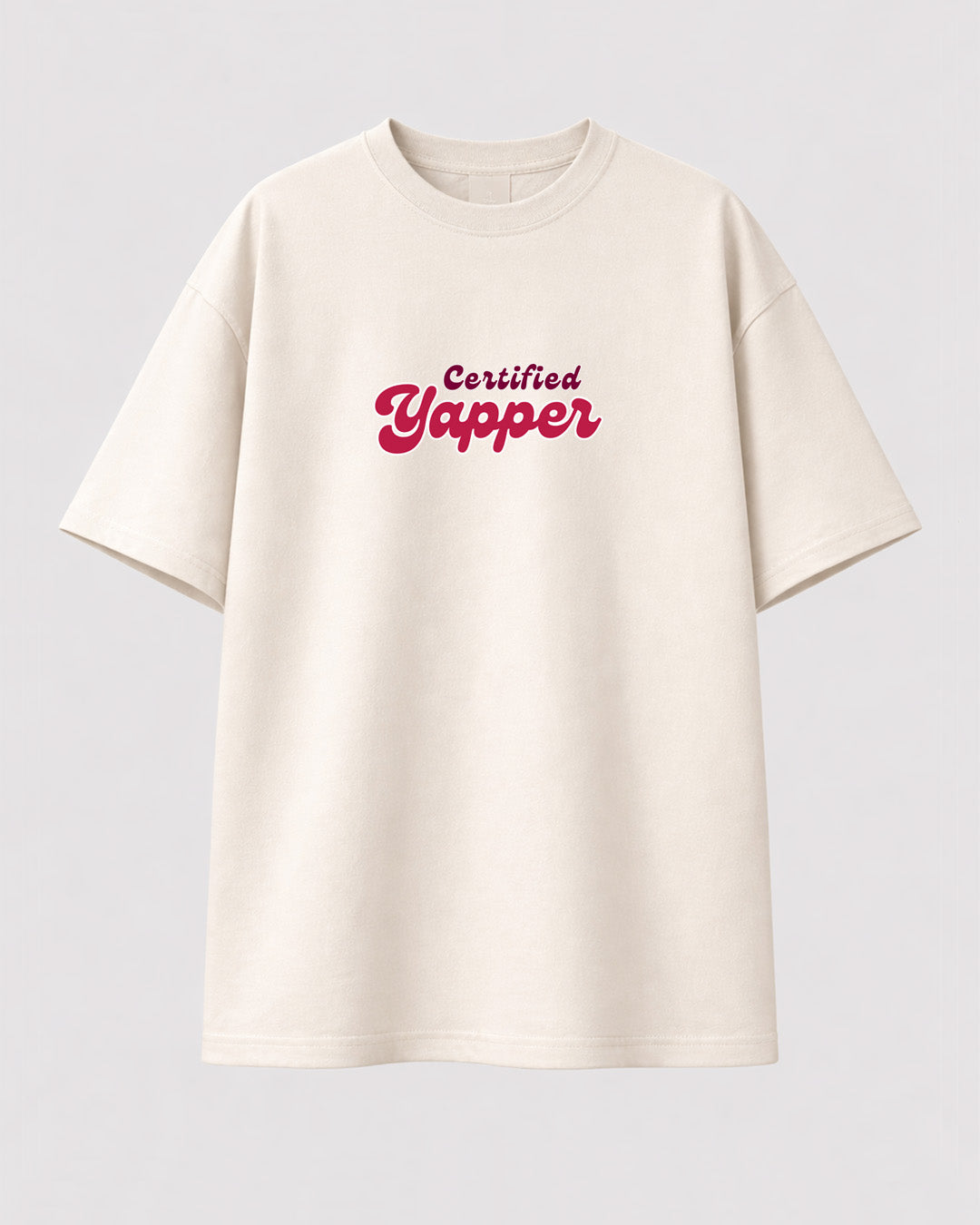 Certified Listener & Certified Yapper Matching Couple T-Shirt | Premium Cotton Couple Tee