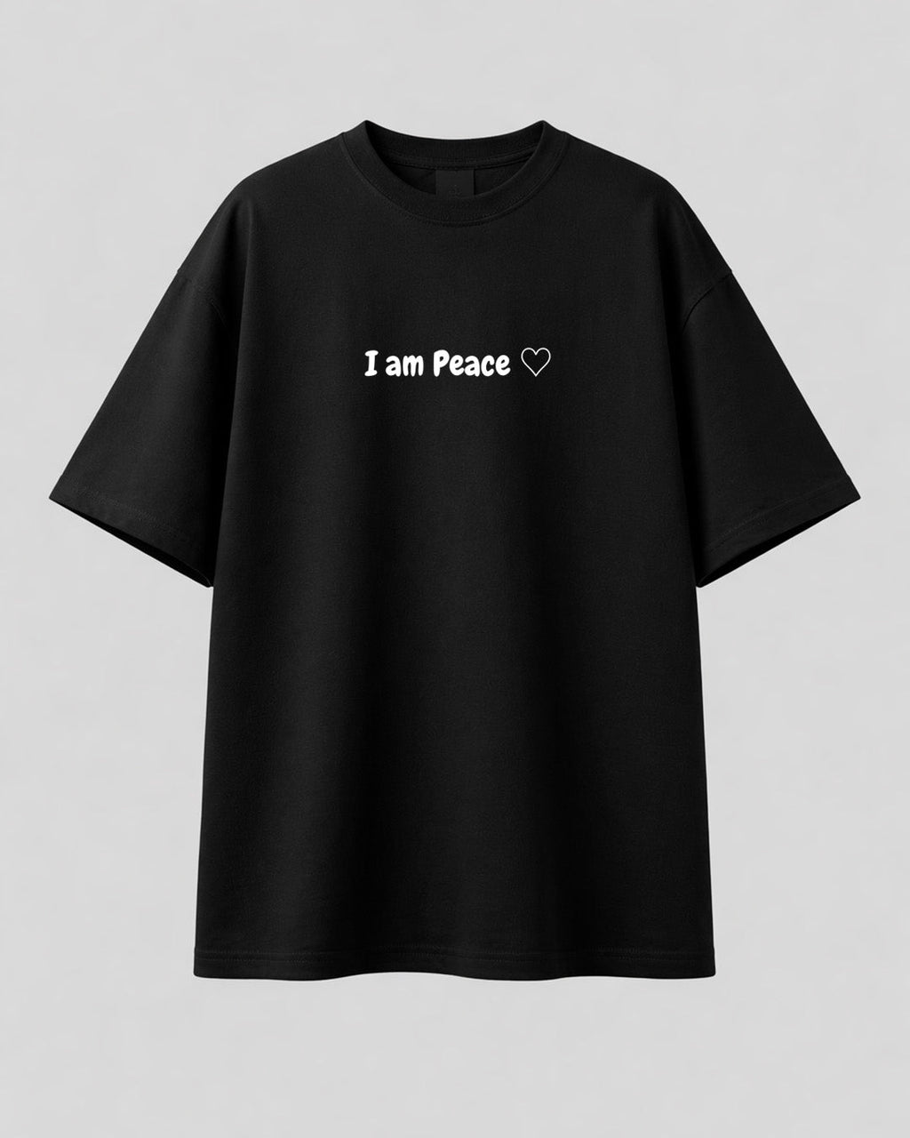 Looking for Peace & I Am Peace Matching Couple T-Shirt | Premium Cotton Couple Tee