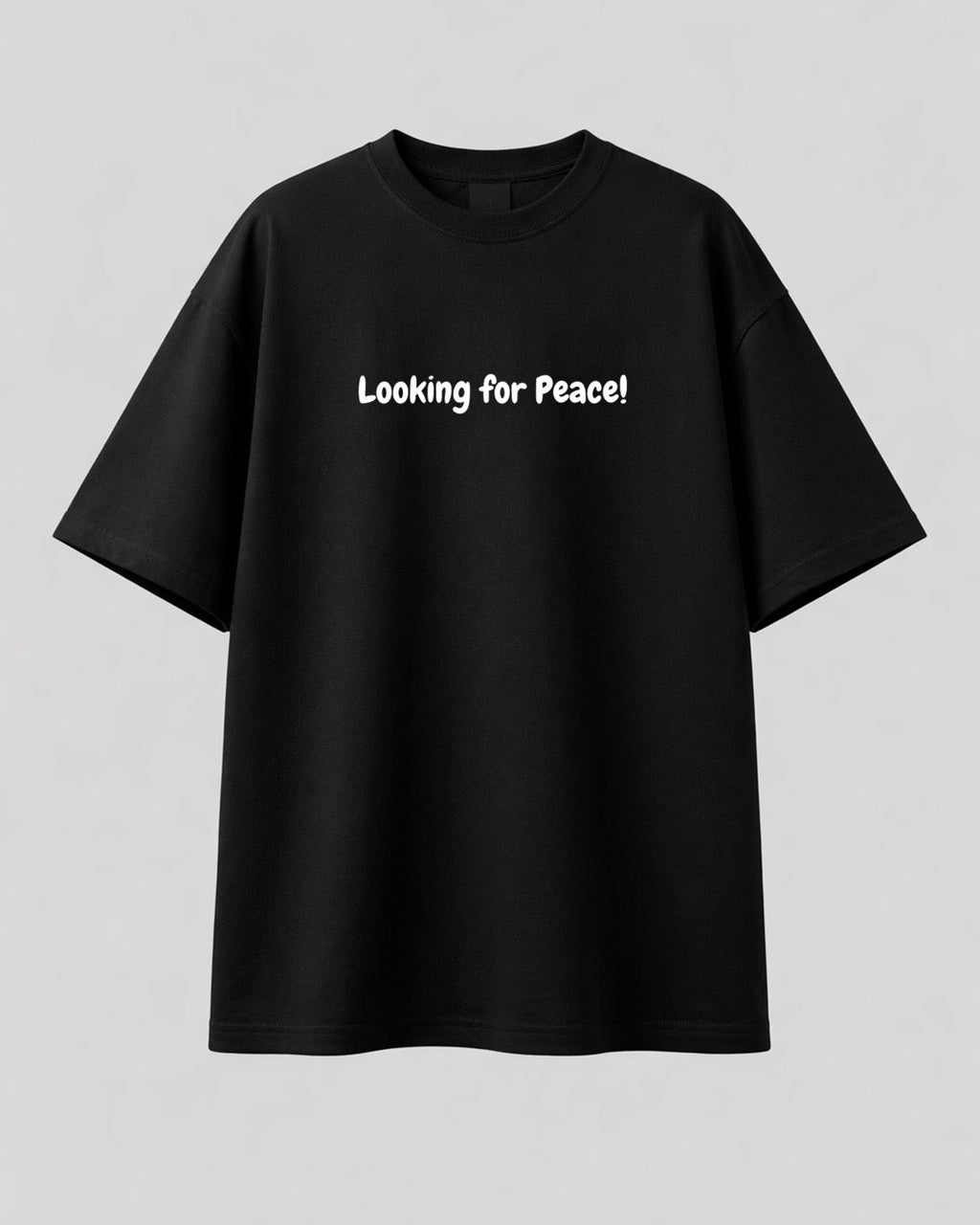Looking for Peace & I Am Peace Matching Couple T-Shirt | Premium Cotton Couple Tee