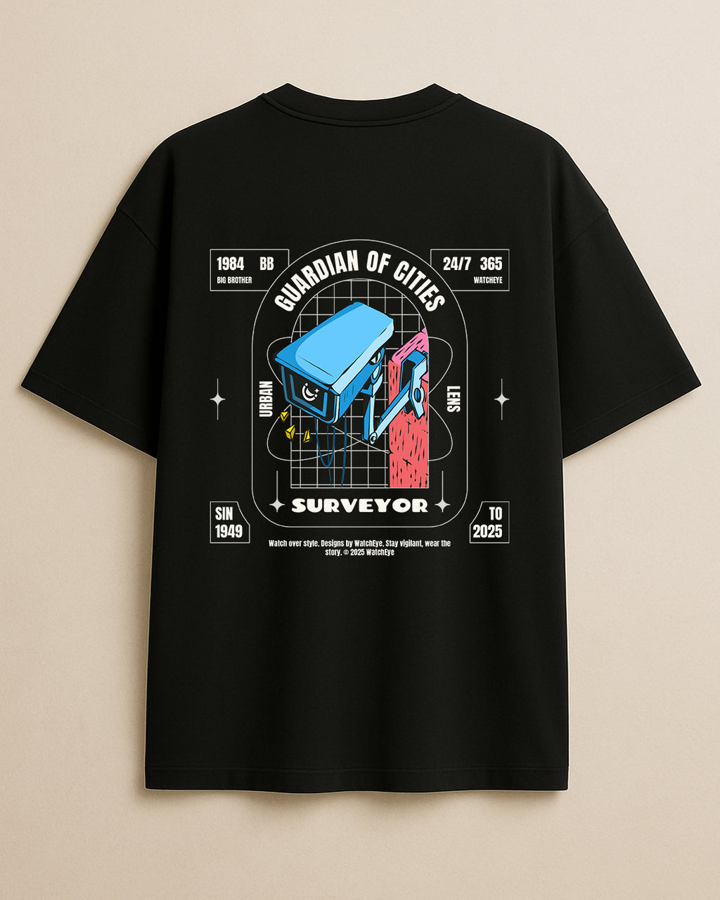 GUARDIAN OF CITIES – OVERSIZED GRAPHIC TEE