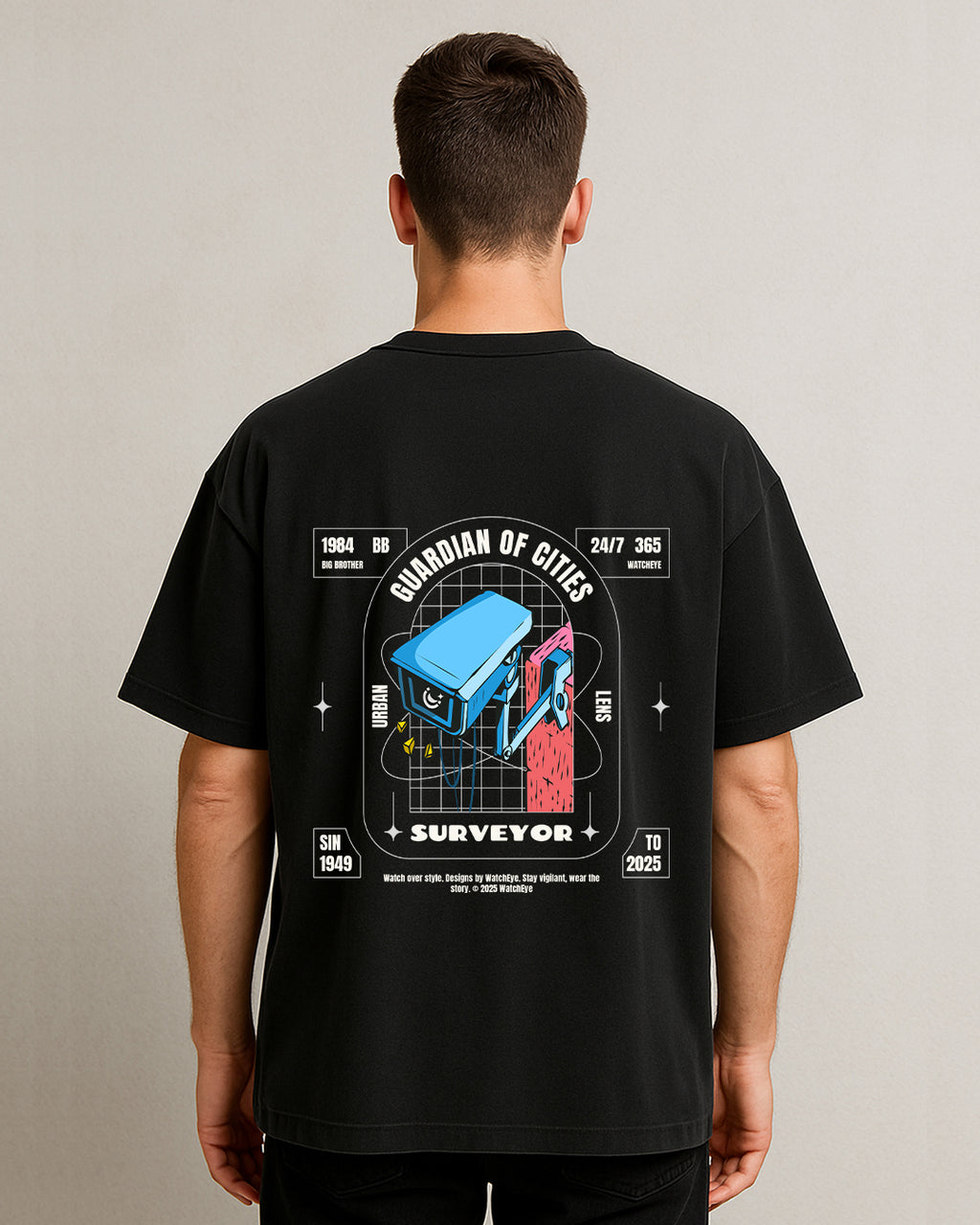 GUARDIAN OF CITIES – OVERSIZED GRAPHIC TEE