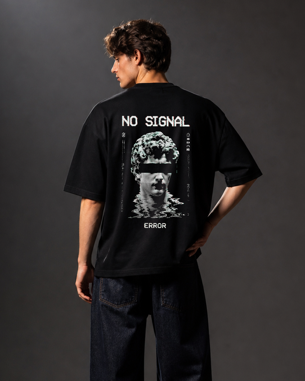 DVANS No Signal Graphic T-Shirt – Regular Fit Cotton Tee