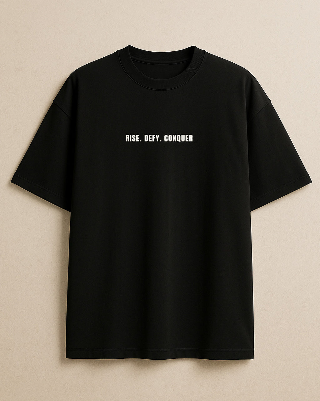 RISE. DEFY. CONQUER – ORBITA COSMIC EDITION OVERSIZED TEE