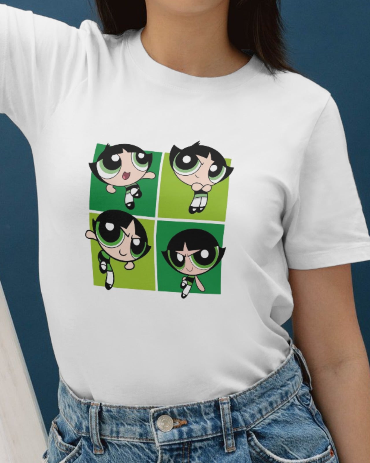 Powerpuff Girls Graphic Printed Cotton T-shirt