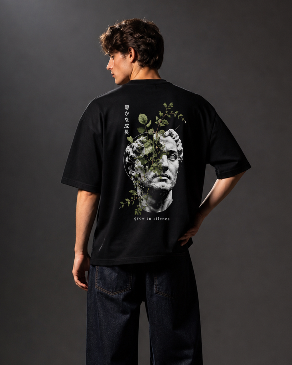 DVANS Grow In Silence Graphic T-Shirt – Regular Fit Cotton Tee