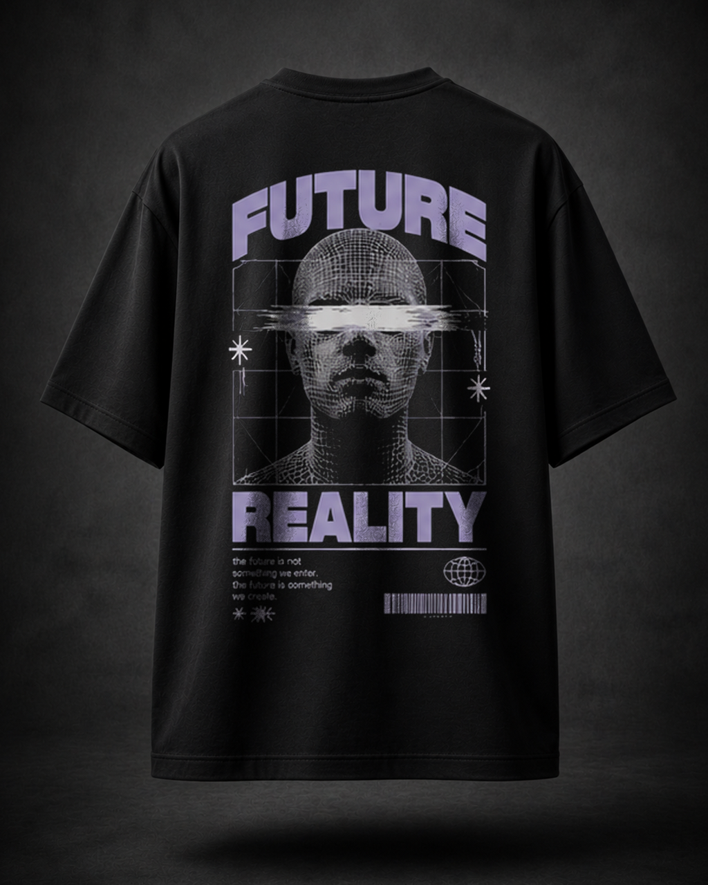 DVANS Future Reality Graphic T-Shirt – Regular Fit Cotton Tee