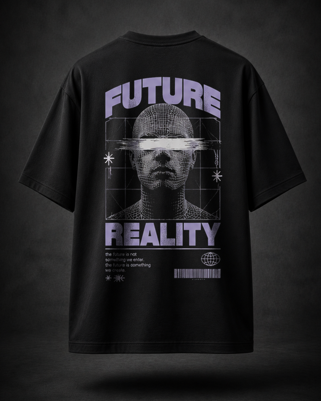 DVANS Future Reality Graphic T-Shirt – Regular Fit Cotton Tee